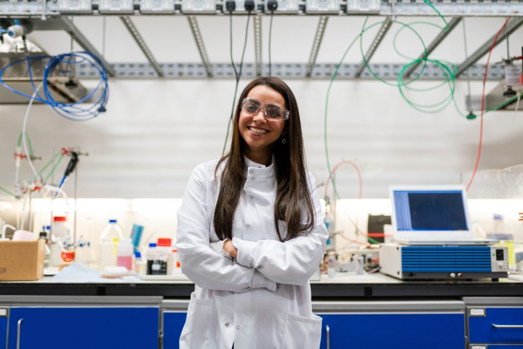 Scientist working in a lab