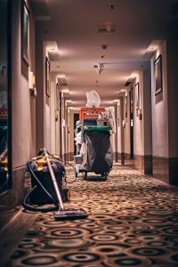 A housekeeper’s main job function is to clean and take care of a hotel, B&B or lodge.